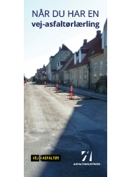 Layout og design af 3-fløjet folder til vejasfaltører med lærlinge